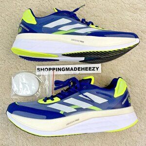 [US 13] adidas ADIZERO BOSTON 10 Mens Marathon Running Shoes Victory Blue Rare